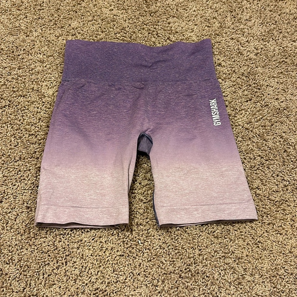 Gymshark Purple Ombré Shorts